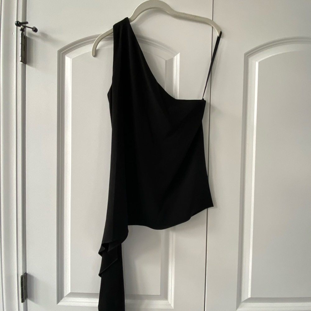 BCBG One shoulder Blouse